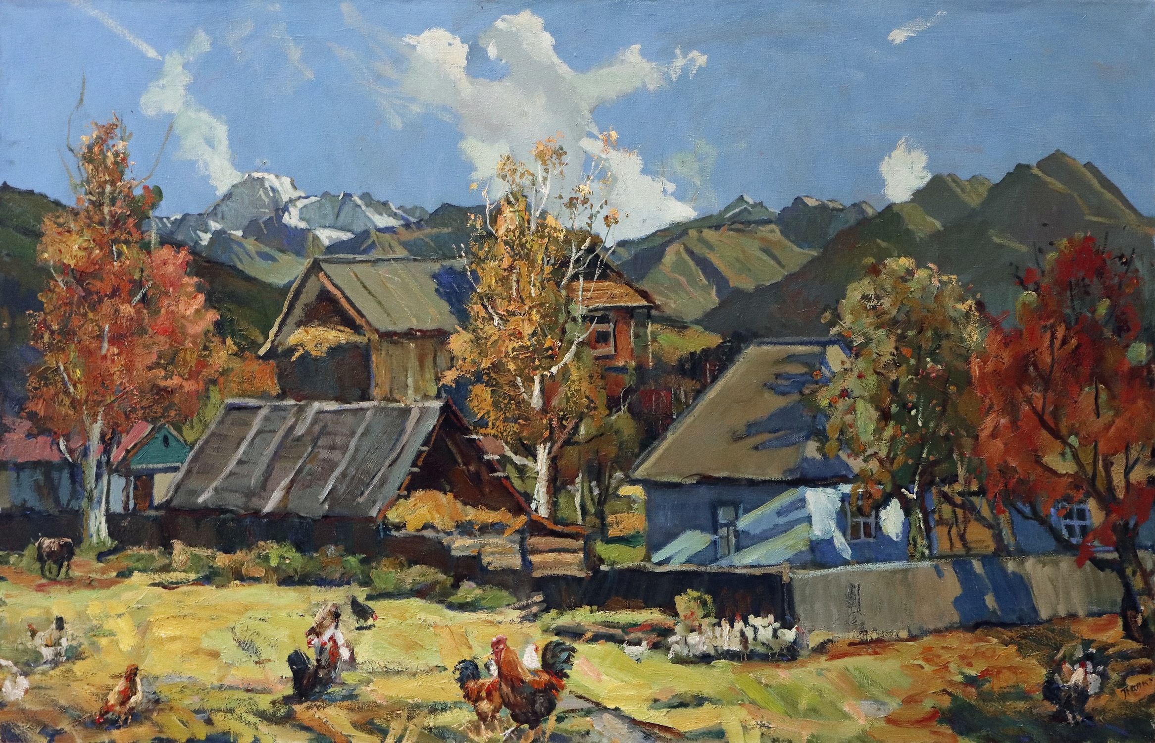 Живопись Баксанское ущелье